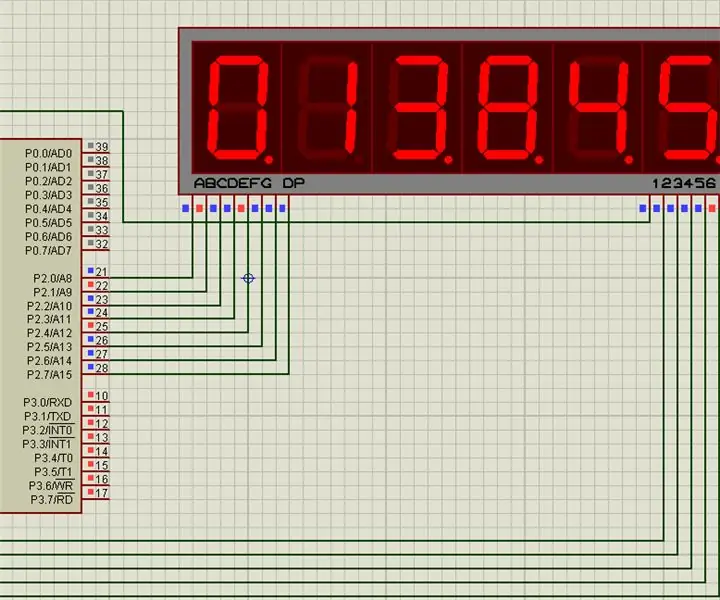 7 Segment Ekranlı 8051 Kullanarak Dijital Saat Nasıl Yapılır: 4 Adım