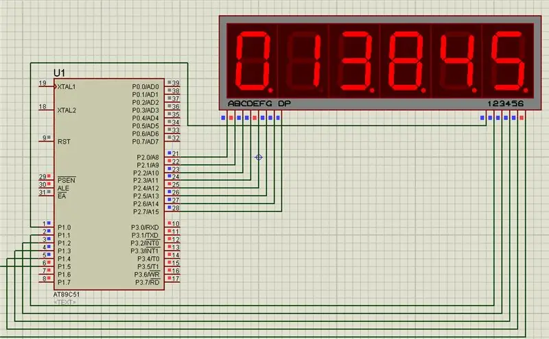 7 Segmentli Ekranlı 8051 -dən İstifadə edərək Rəqəmsal Saat Necə Hazırlanır