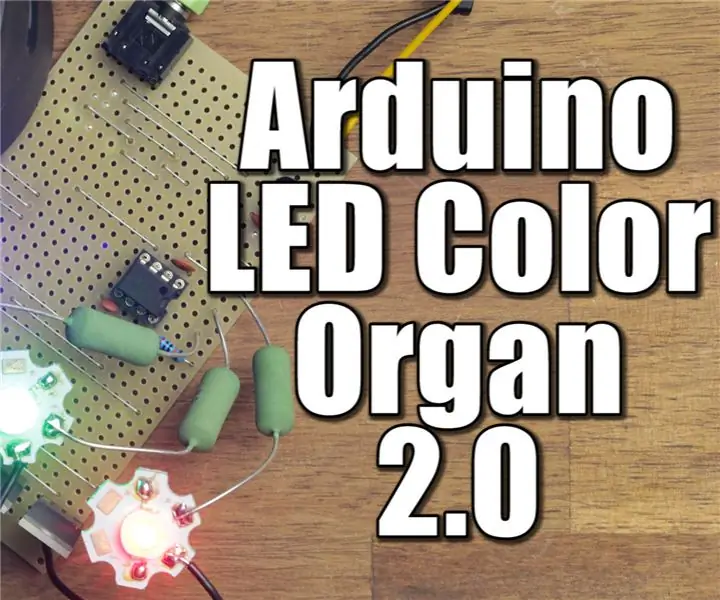 DIY Arduino LED Color Organ 2.0: 5 ขั้นตอน