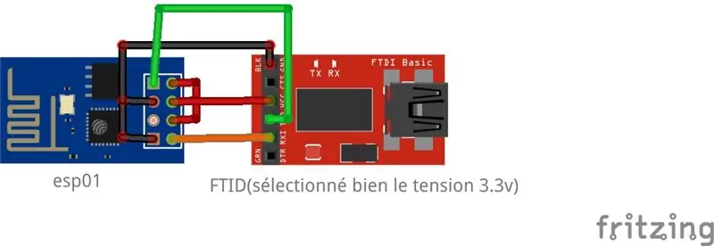 برمجة برنامج Esp01