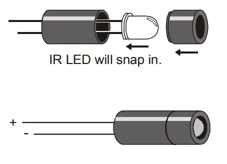 Muntatge de LEDs IR