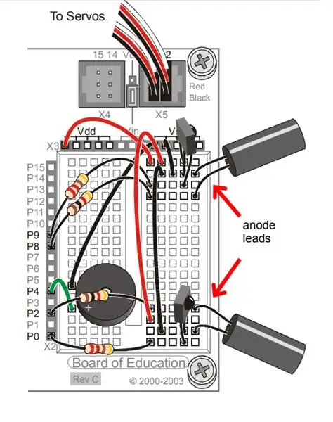 Testando pares infravermelhos - circuito