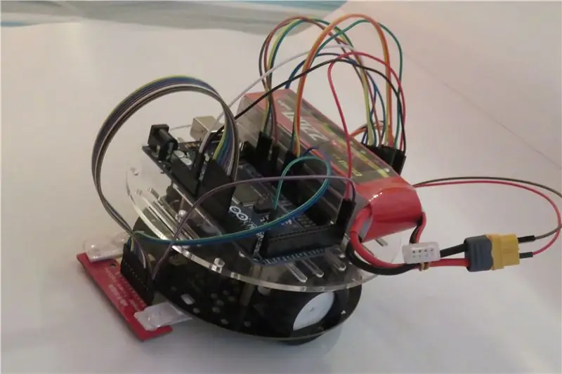 PID-baserad linje efter robot med POLOLU QTR 8RC-sensorarray