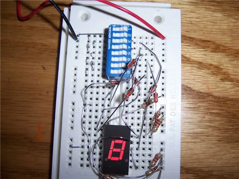 TOD: Diode Matrix ROM Intro (7-segments display): 7 stappen