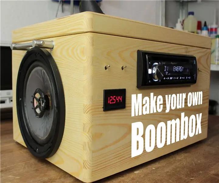 Maak u eie Boombox: 5 stappe (met foto's)