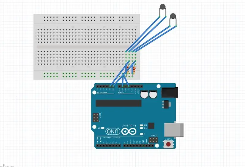 Pievienojiet termistorus