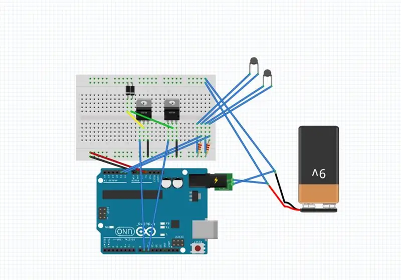 Connecteu el controlador del motor