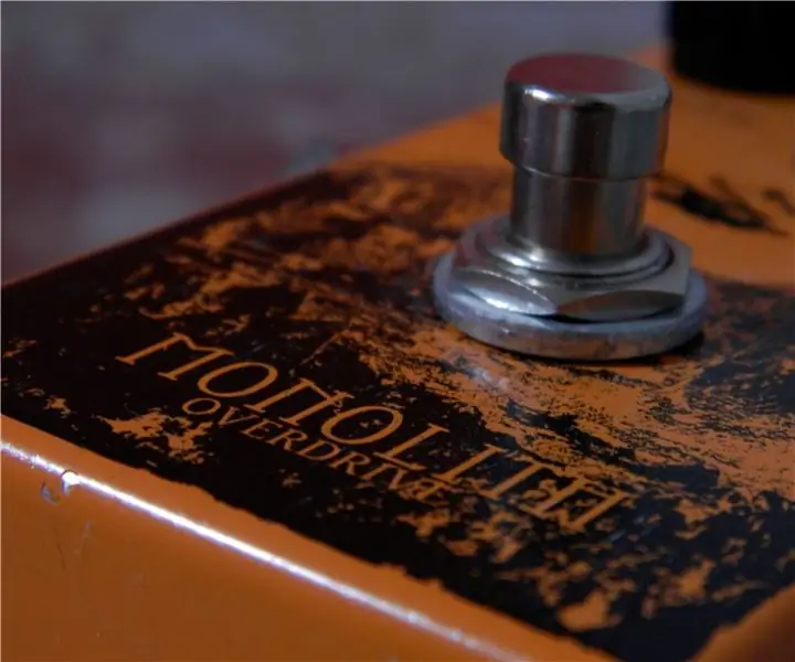 IC -pohjainen Overdrive Stompbox: 5 vaihetta