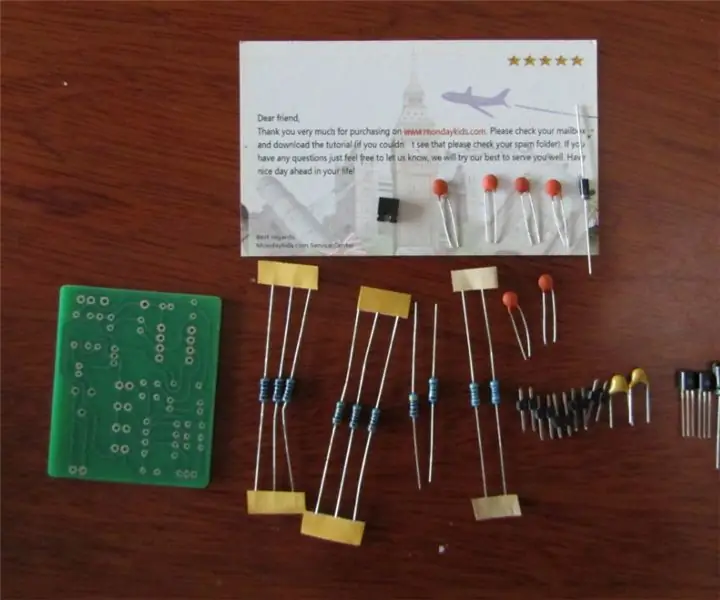 DIY a NE555 obvod pro generování sinusové vlny: 6 kroků