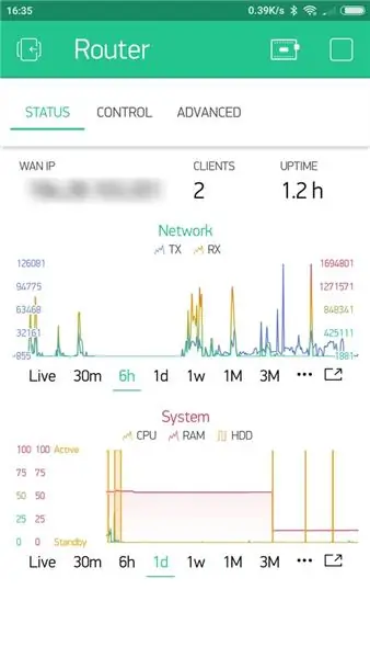 Aplikace pro Android/iOS pro vzdálený přístup k routeru OpenWrt