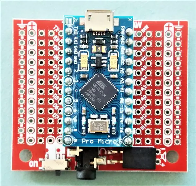 Vložte Arduino do MozziByte