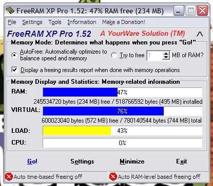 Laden Sie ein RAM-Programm herunter