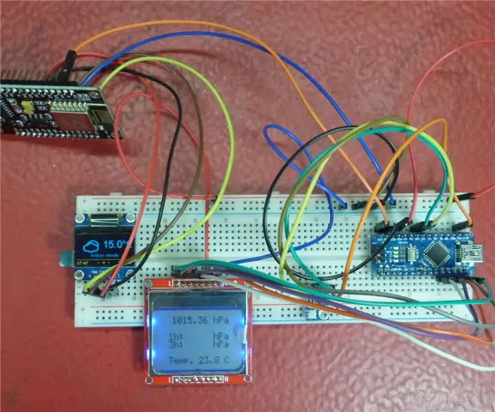 Arduino + ESP цаг агаарын хайрцаг: 3 алхам