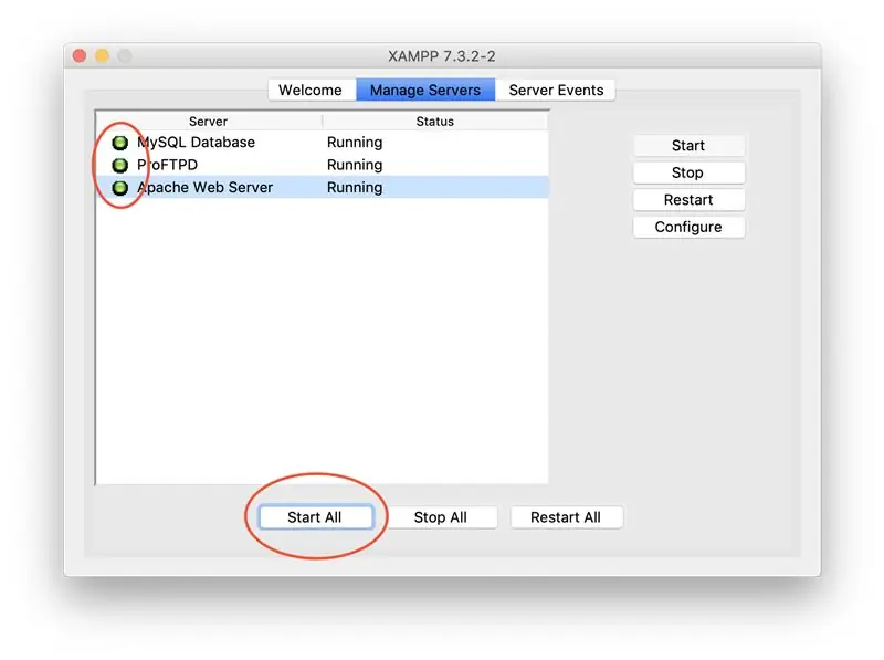 Configurar la base de datos