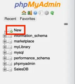 Kumokonekta sa PhpMyAdmin