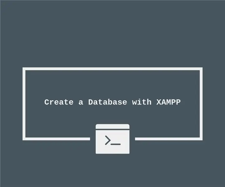 Opprette en database med XAMPP: 4 trinn