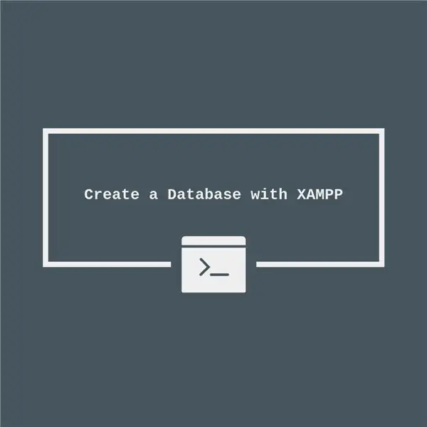 Een database maken met XAMPP