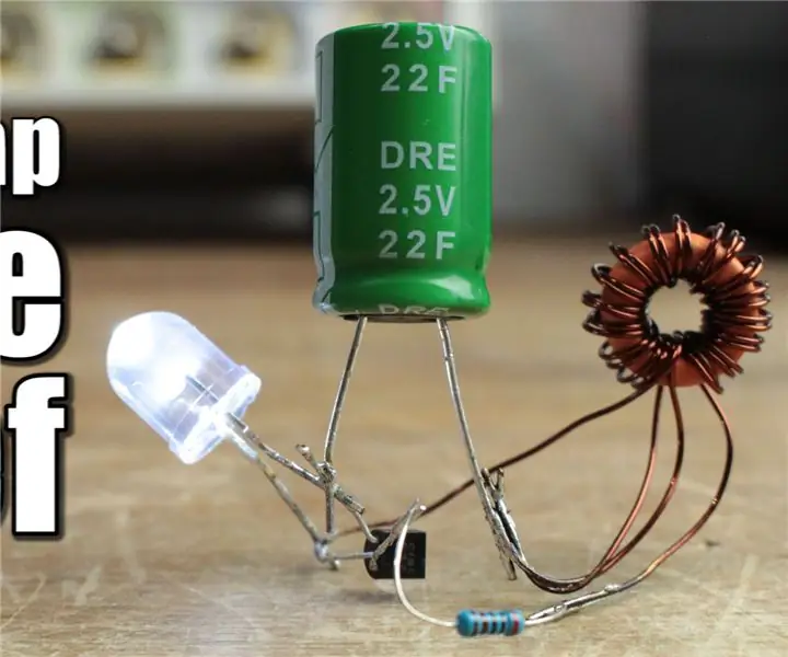 Supercapacitor Joule Thief: 4 ขั้นตอน (พร้อมรูปภาพ)