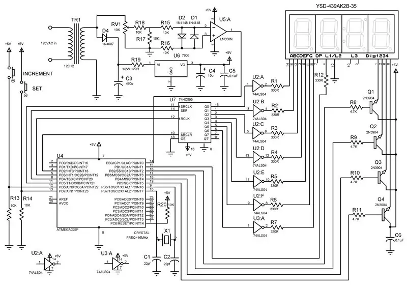 Il diagramma del circuito