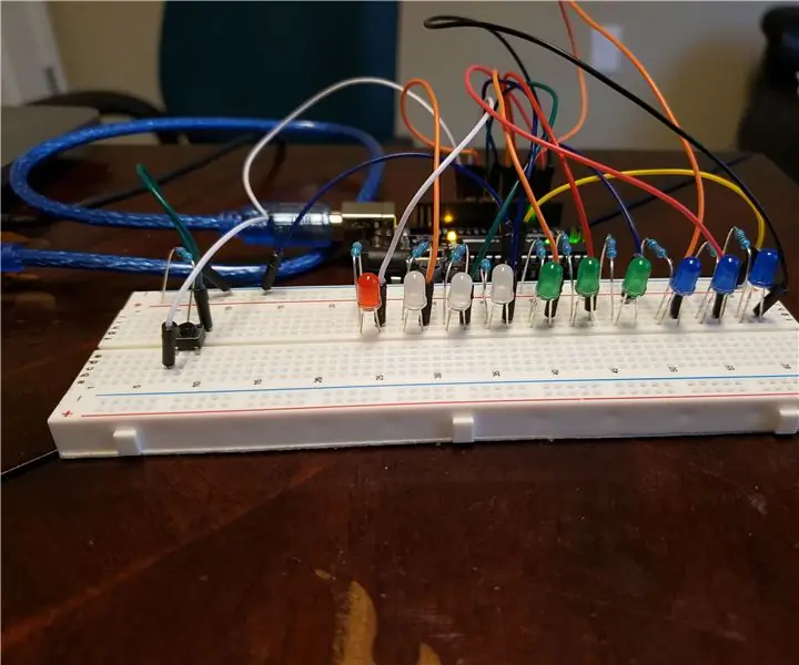 Arduino LED Tsuav Teeb 2: 4 Cov Kauj Ruam