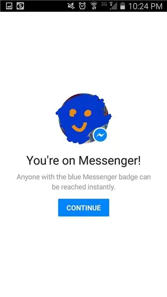 Log in op Facebook Messenger