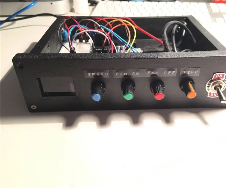 Arduino Desk Fan Controller: 4 steg