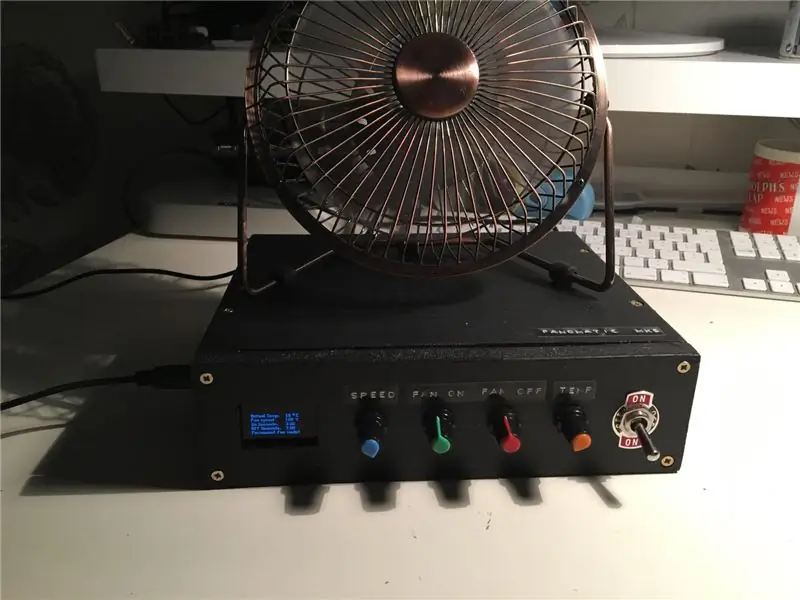 Controler ventilator Arduino Desk