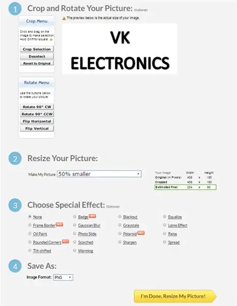 Sediakan Gambar Dengan Resolusi 172x72