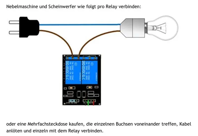 Relè Mit Geräten Verbinden