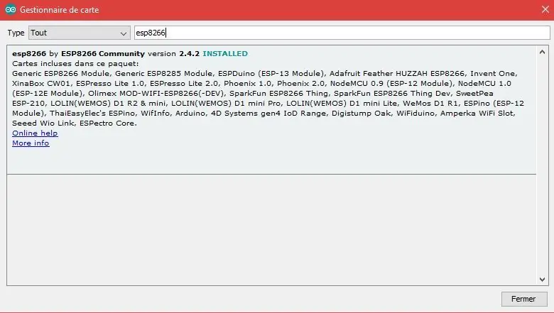 Programmerer L'ESP Avec L'IDE Arduino