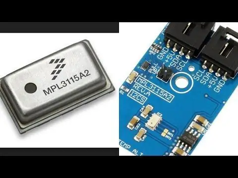 Höjd, tryck och temperatur med Raspberry Pi med MPL3115A2