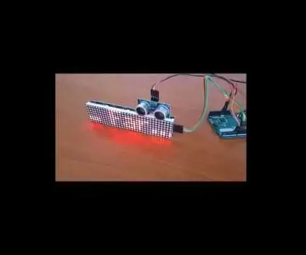 Rangefinder ավտոտնակի կայանման համար Arduino- ով. 4 քայլ (նկարներով)