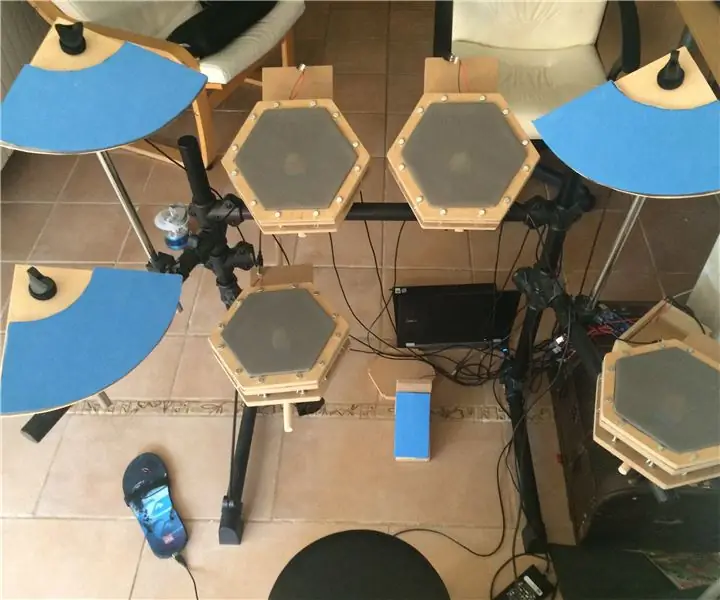 Homemade Electronic Drum Kit Na May Arduino Mega2560: 10 Mga Hakbang (na may Mga Larawan)