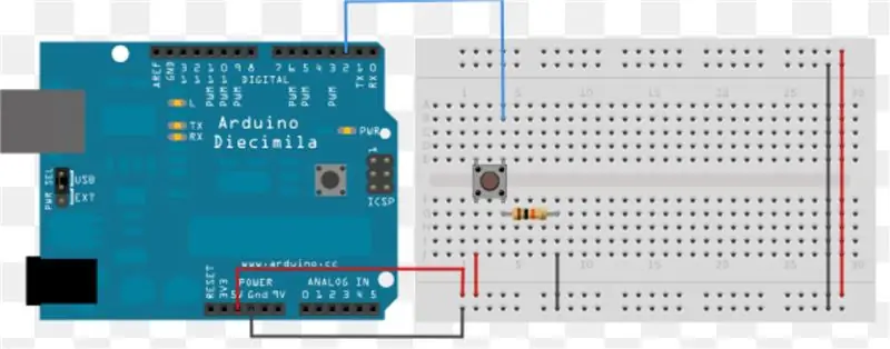 Подключение кнопки к Arduino