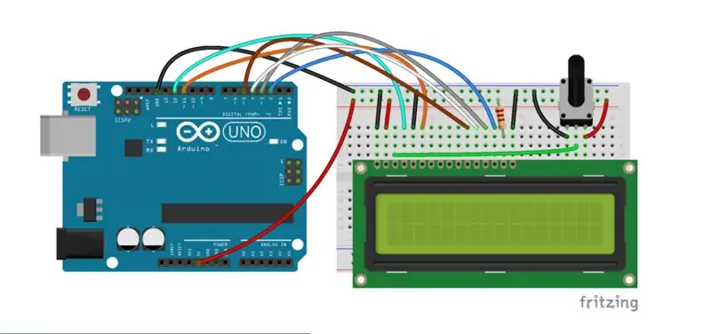 LCD priključite na Arduino