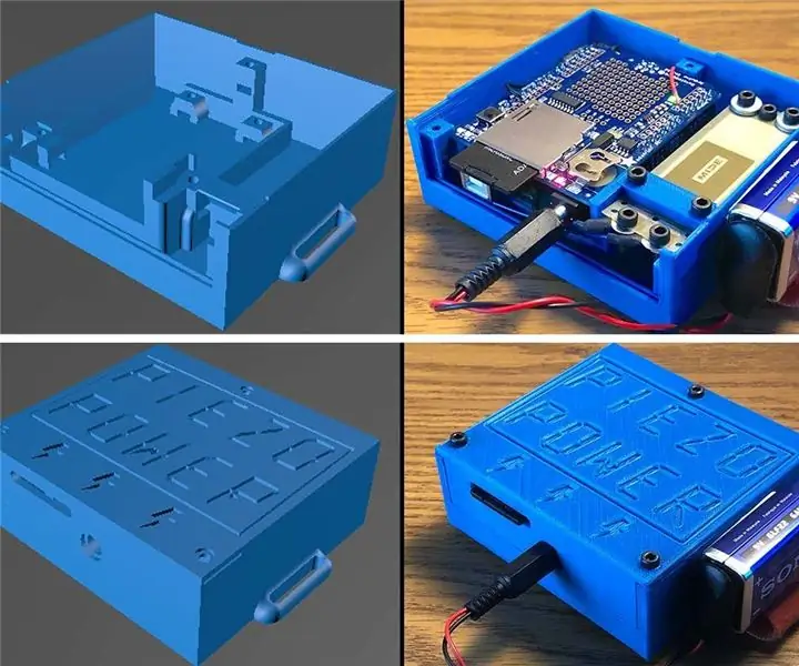 Piezo Power: Pemanen Energi yang Dapat Dipakai: 3 Langkah