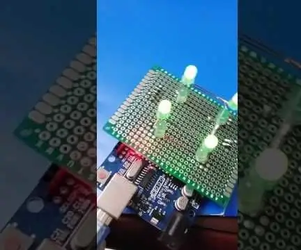 Прост LED куб 2X2X2: 4 стъпки (със снимки)