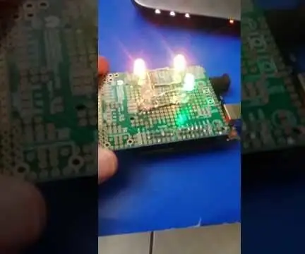 Oddiy RGB LED kub 2X2X2: 5 qadam (rasmlar bilan)