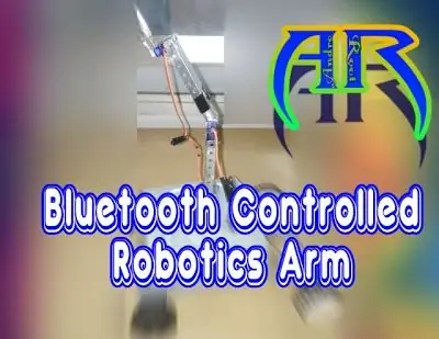 Braț robotizat controlat prin Bluetooth