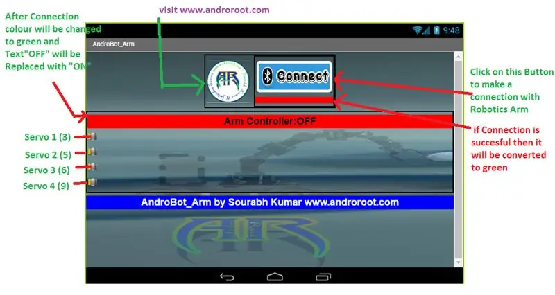 AndroBot_Arm for Control 4 Servo