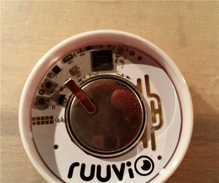 RuuviTag และ PiZero W และ Blinkt! เทอร์โมมิเตอร์แบบ Bluetooth Beacon: 3 ขั้นตอน (พร้อมรูปภาพ)