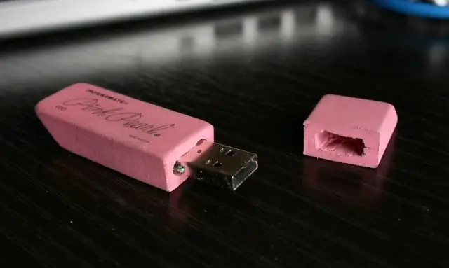 Pink Eraser USB Flash Drive: 6 stappe (met foto's)