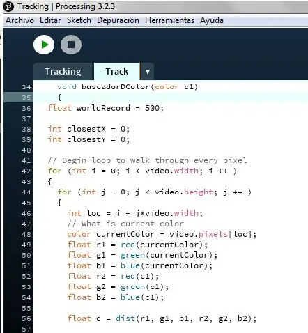 Codigo En Processing