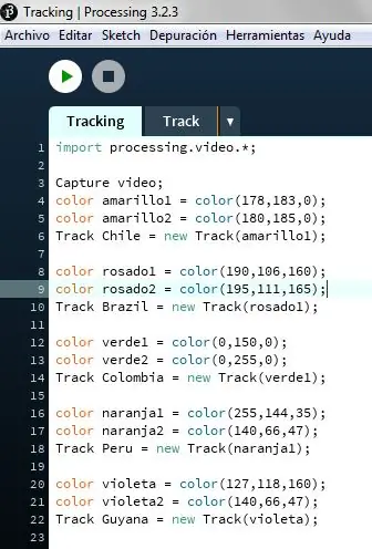 Codigo En Processing