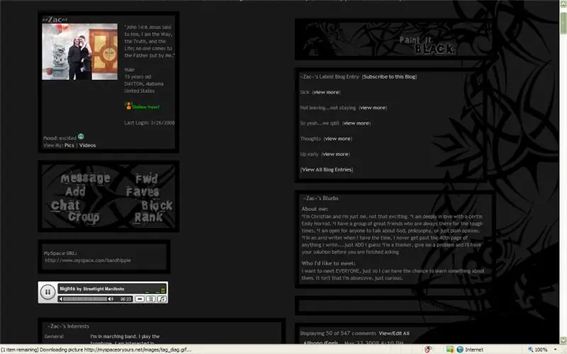 כיצד לערוך את רקע ה- Myspace שלך: 4 שלבים