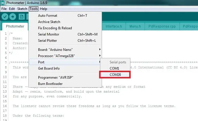 Kommunikation Zwischen Arduino Und LabVIEW - Կազմաձևում Arduino