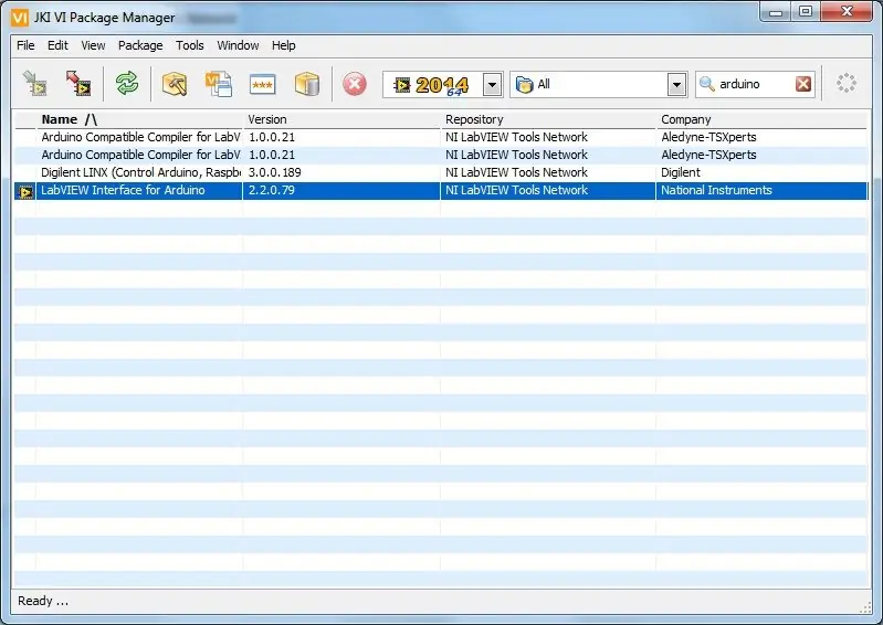 संचार Zwischen Arduino और LabVIEW - कॉन्फिगरेशन लैबव्यू