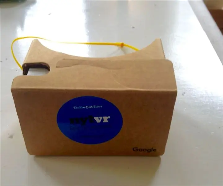 Google Cardboard Mods: 3 trinn (med bilder)