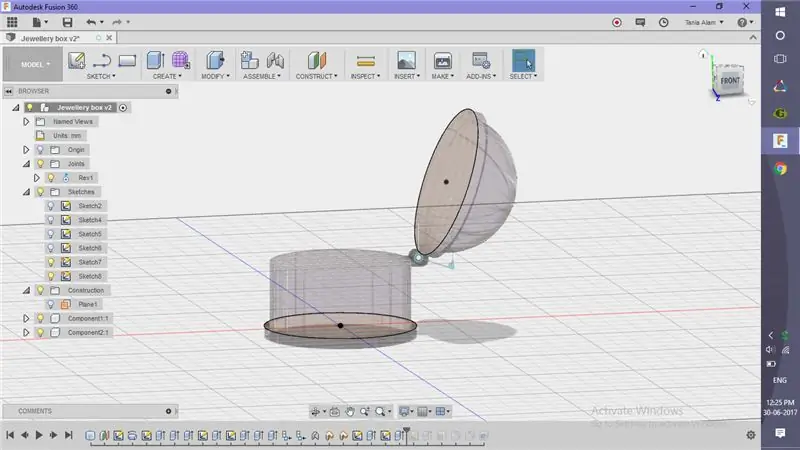 สร้างพื้นที่บางส่วนเพื่อเก็บของในนั้น