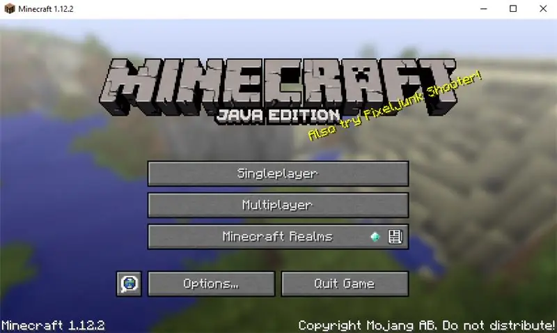 Java installimine Minecrafti mängimiseks 1.12.2